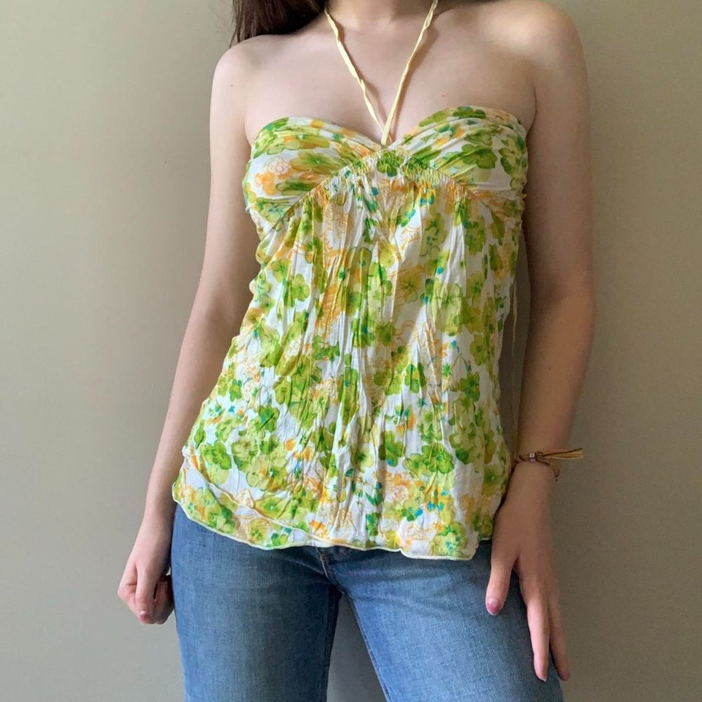 Banana Republic featherweight floral jersey camisole / tank